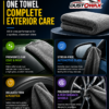 Microfiber Vehicle Washing  Cloth (Pack Of 1, 1200 GSM)