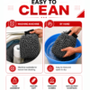 DUSTOWAX Microfiber Vehicle Washing  Hand Glove (Pack Of 1, 1700 GSM)