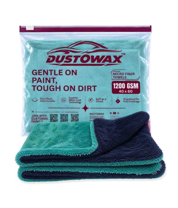 Microfiber Vehicle Washing  Cloth (Pack Of 1, 1200 GSM)